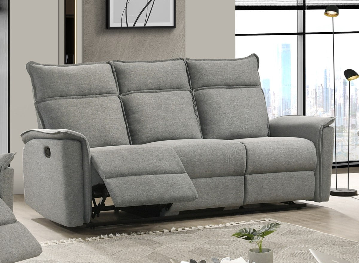 RECLINER SOFA - GREY