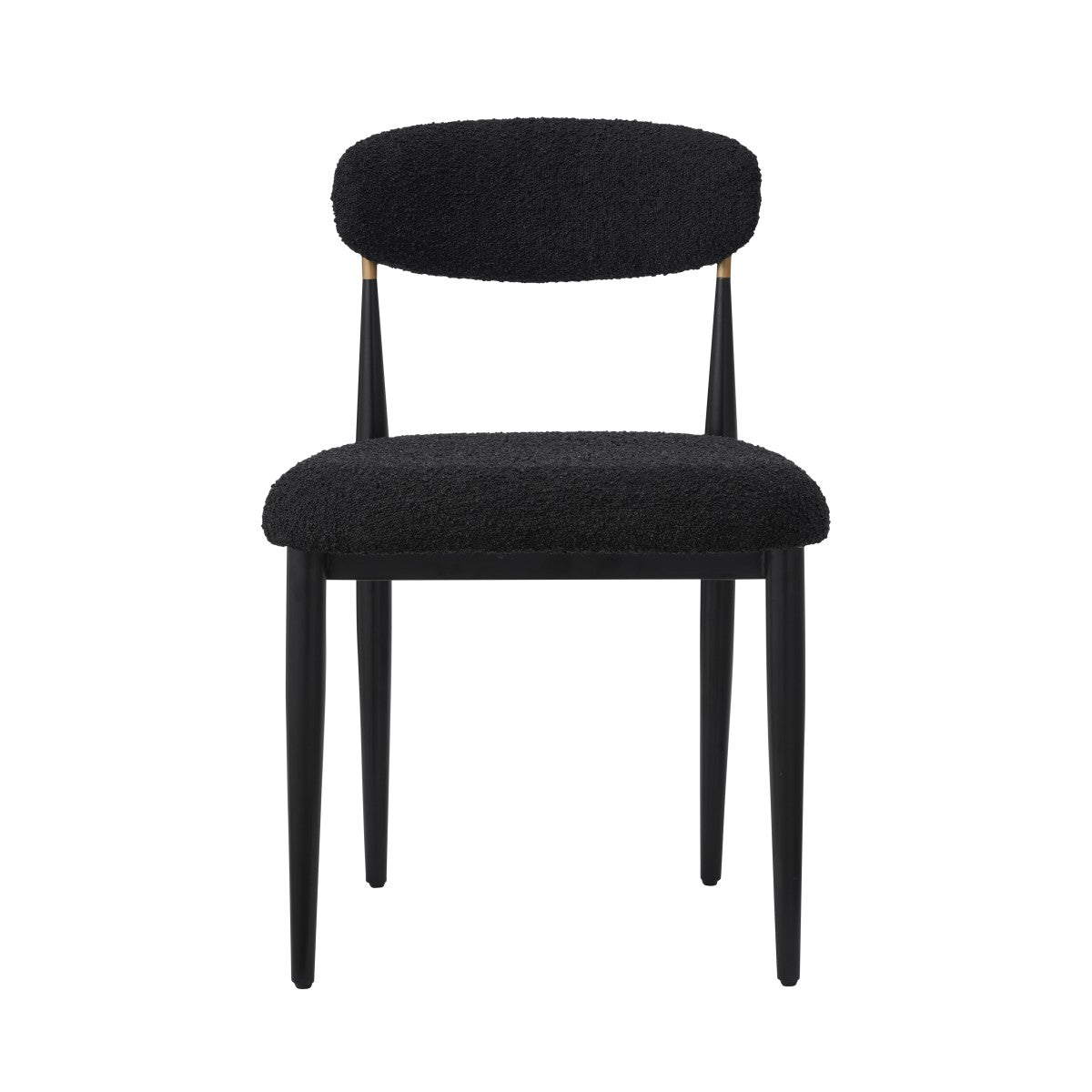 DINING CHAIR, SET OF 2 - BLACK