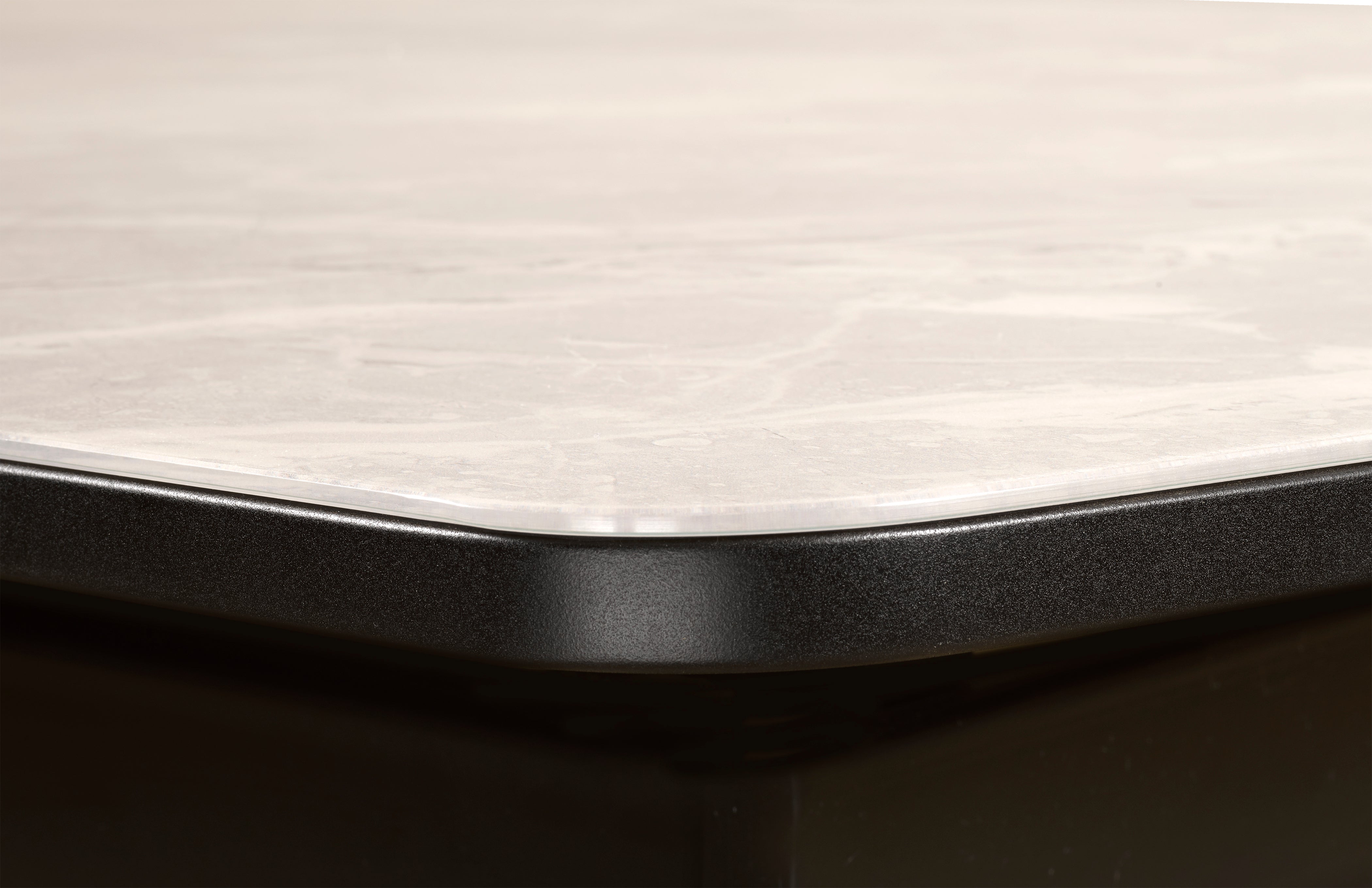 EXT. DINING TABLE - DARK GREY