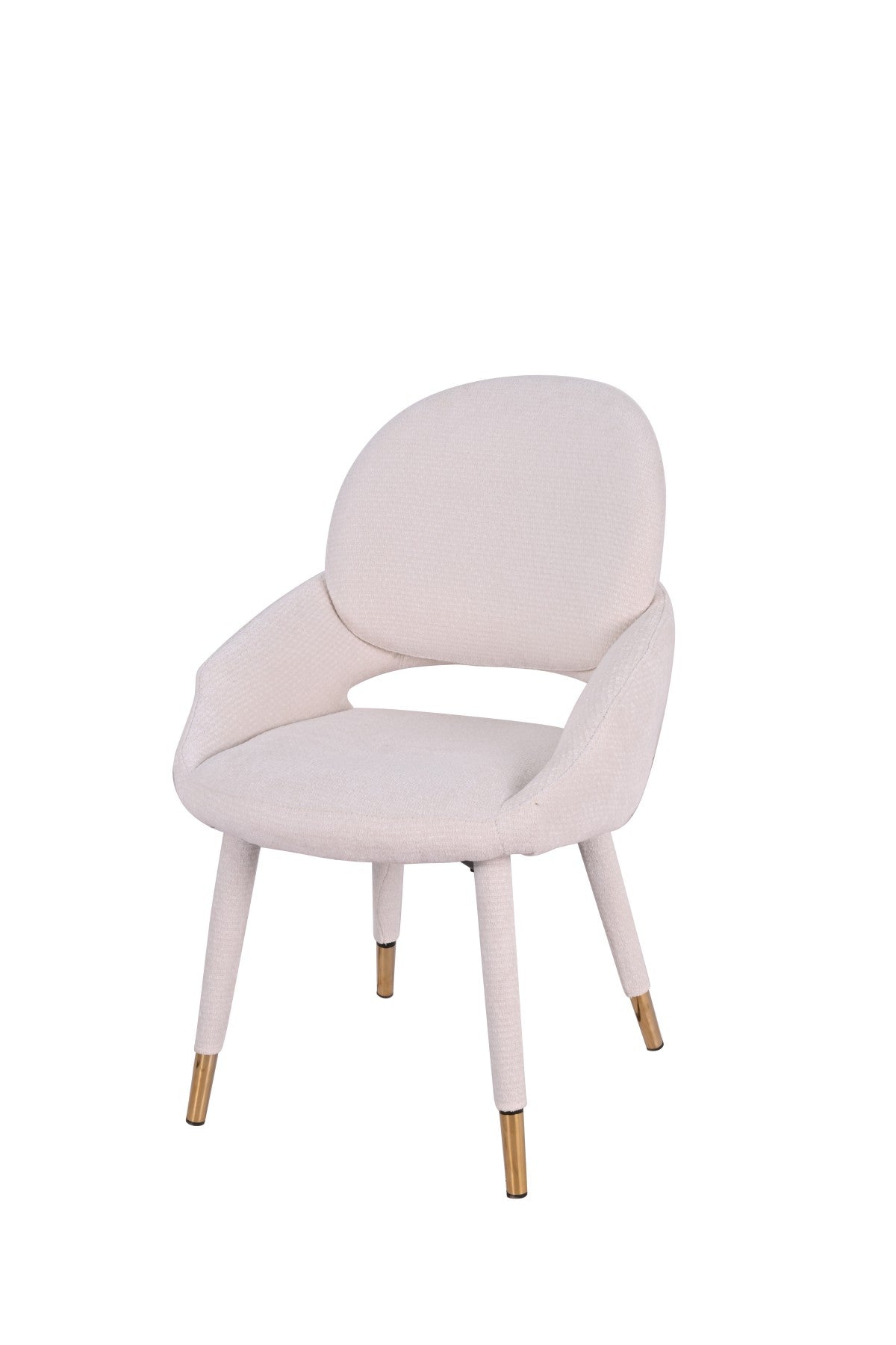 DINING CHAIR, SET OF 2 - BEIGE