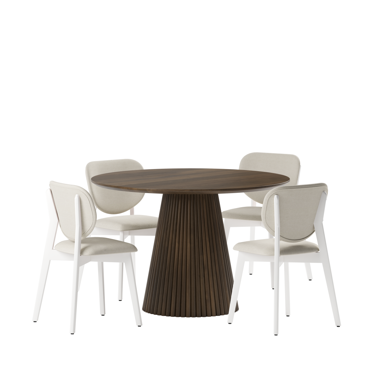 DINING TABLE - WALNUT