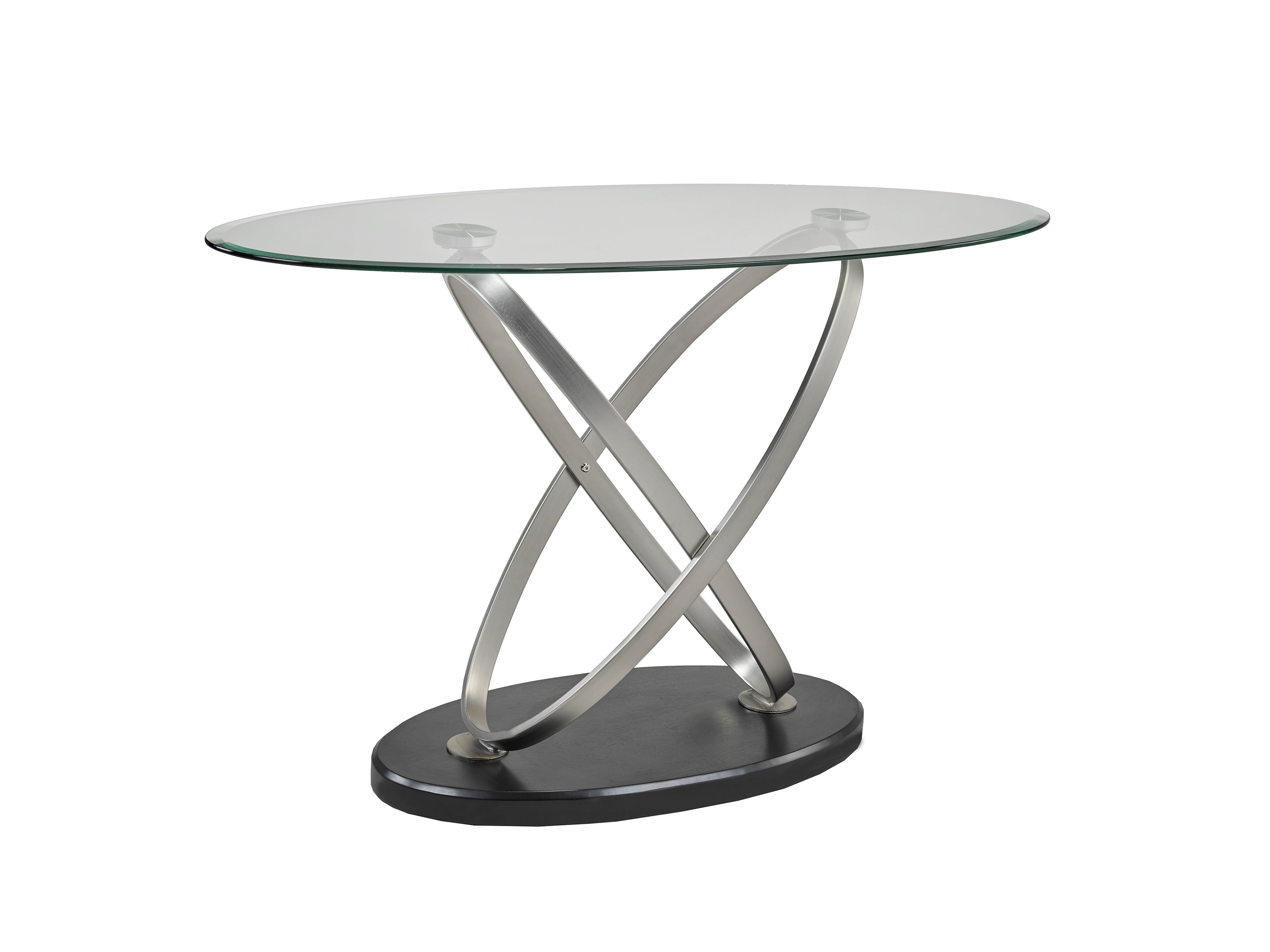 SOFA TABLE - BLACK/SILVER
