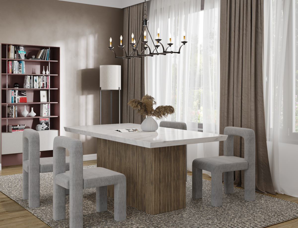 DINING TABLE - GREY WASH