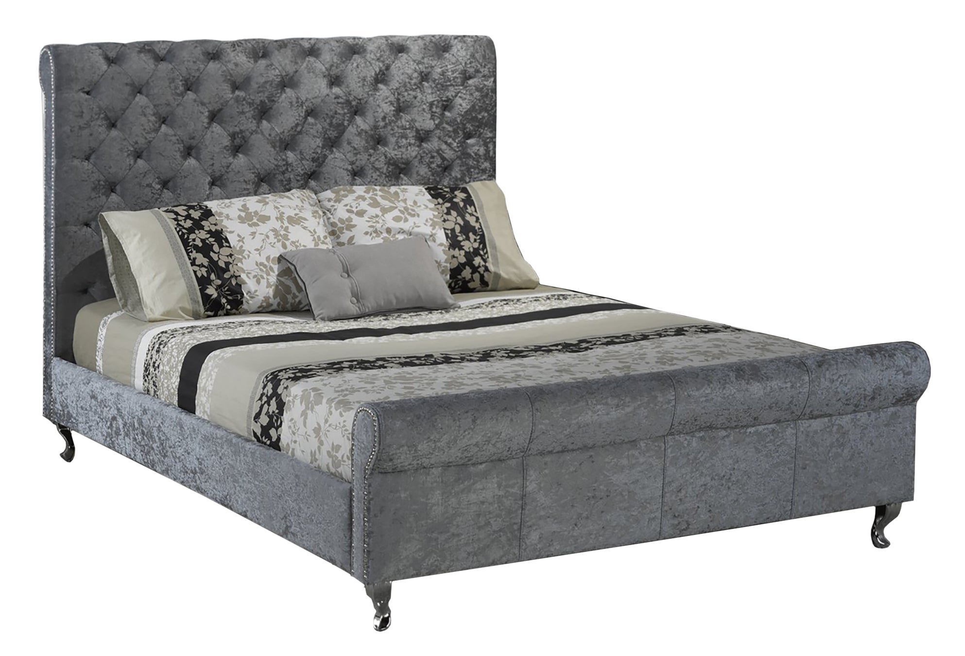 FULL PLATFORM BED - SILVER