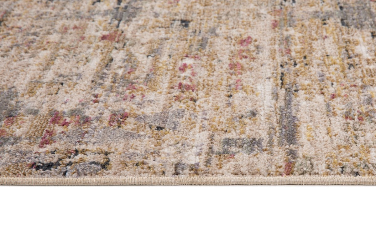 8 X 11 AREA RUG - TAN/BROWN/RUST