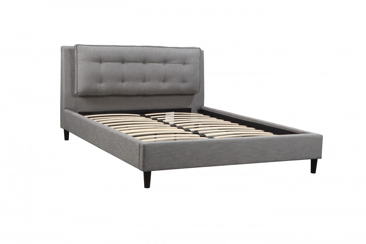 KING PLATFORM BED - GREY