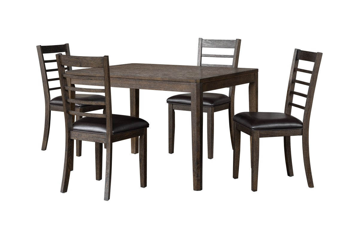 5-PIECE DINING SET - ESPRESSO
