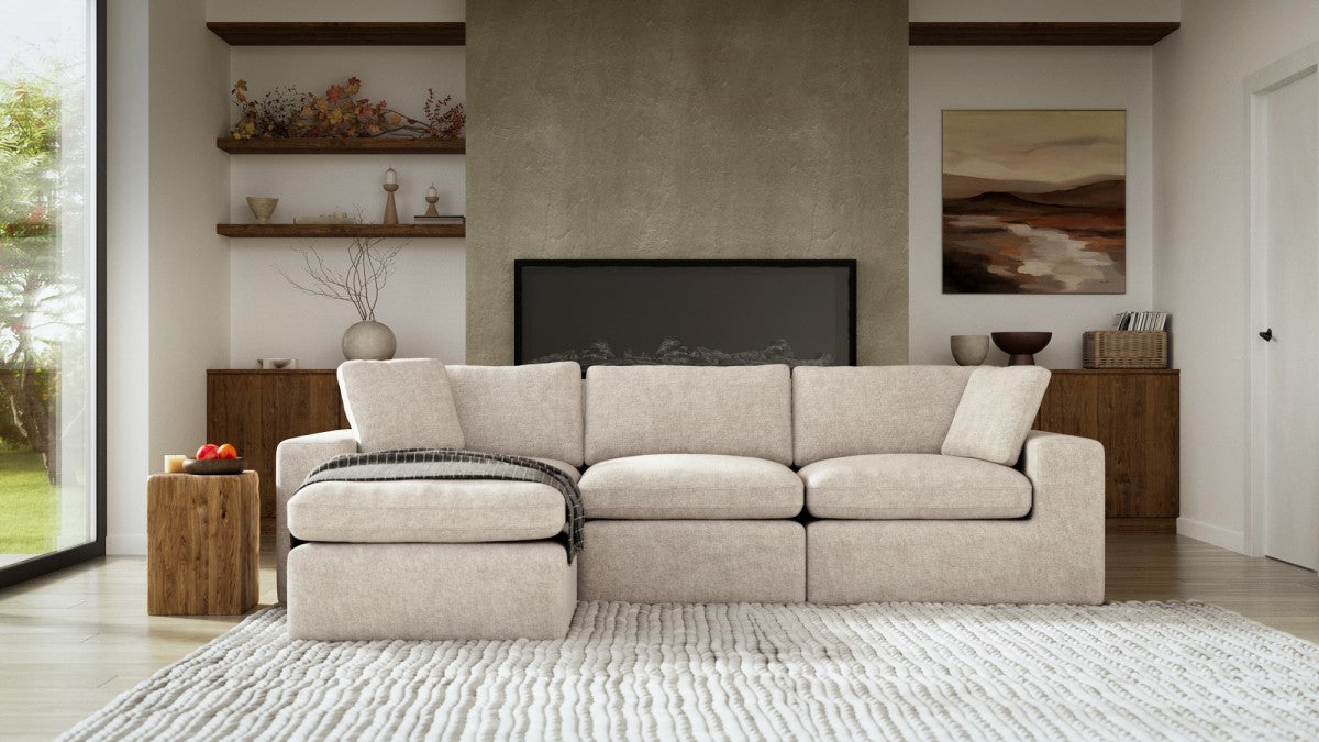 SECTIONAL - BEIGE