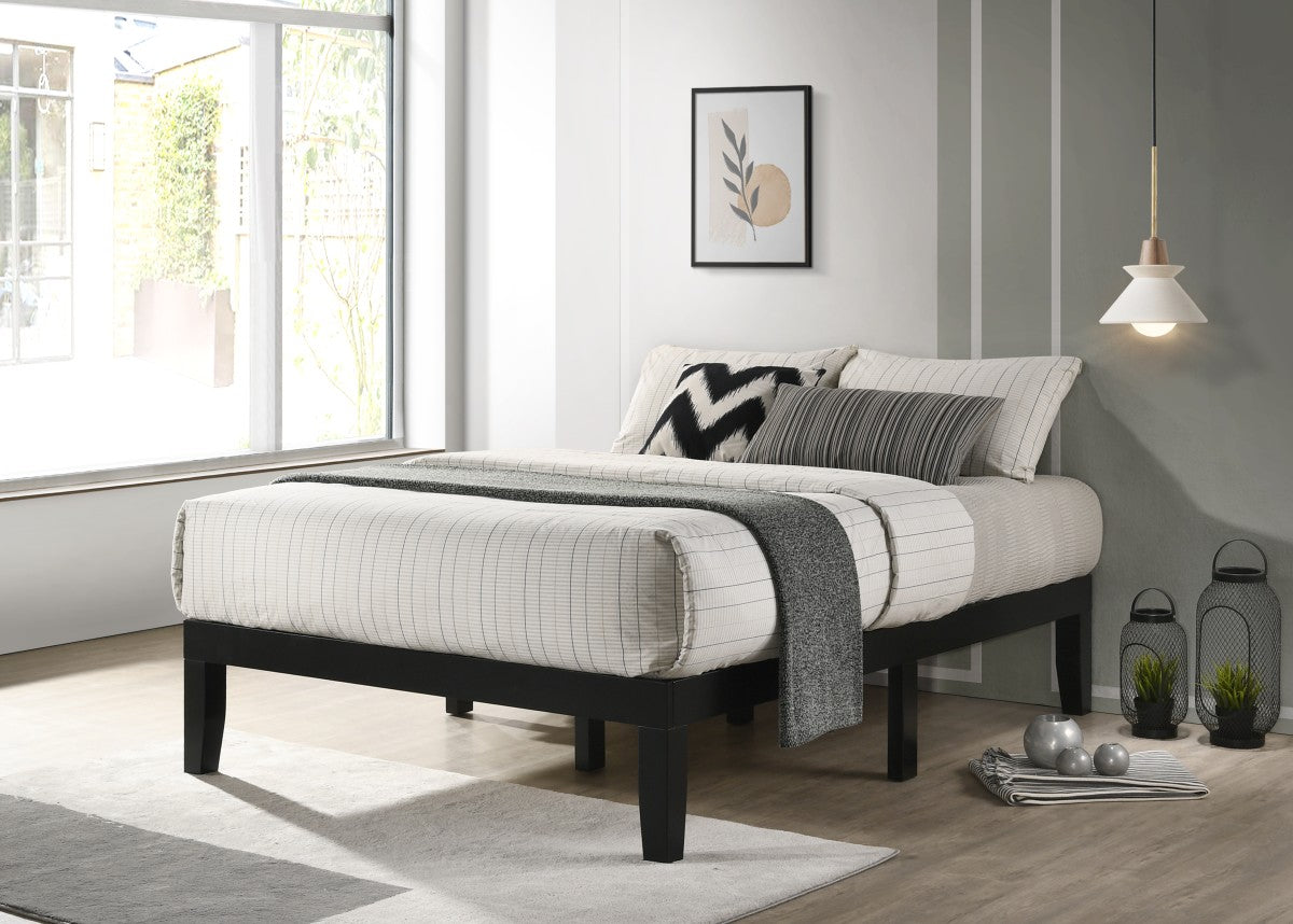 FULL PLATFORM BED FRAME - BLACK