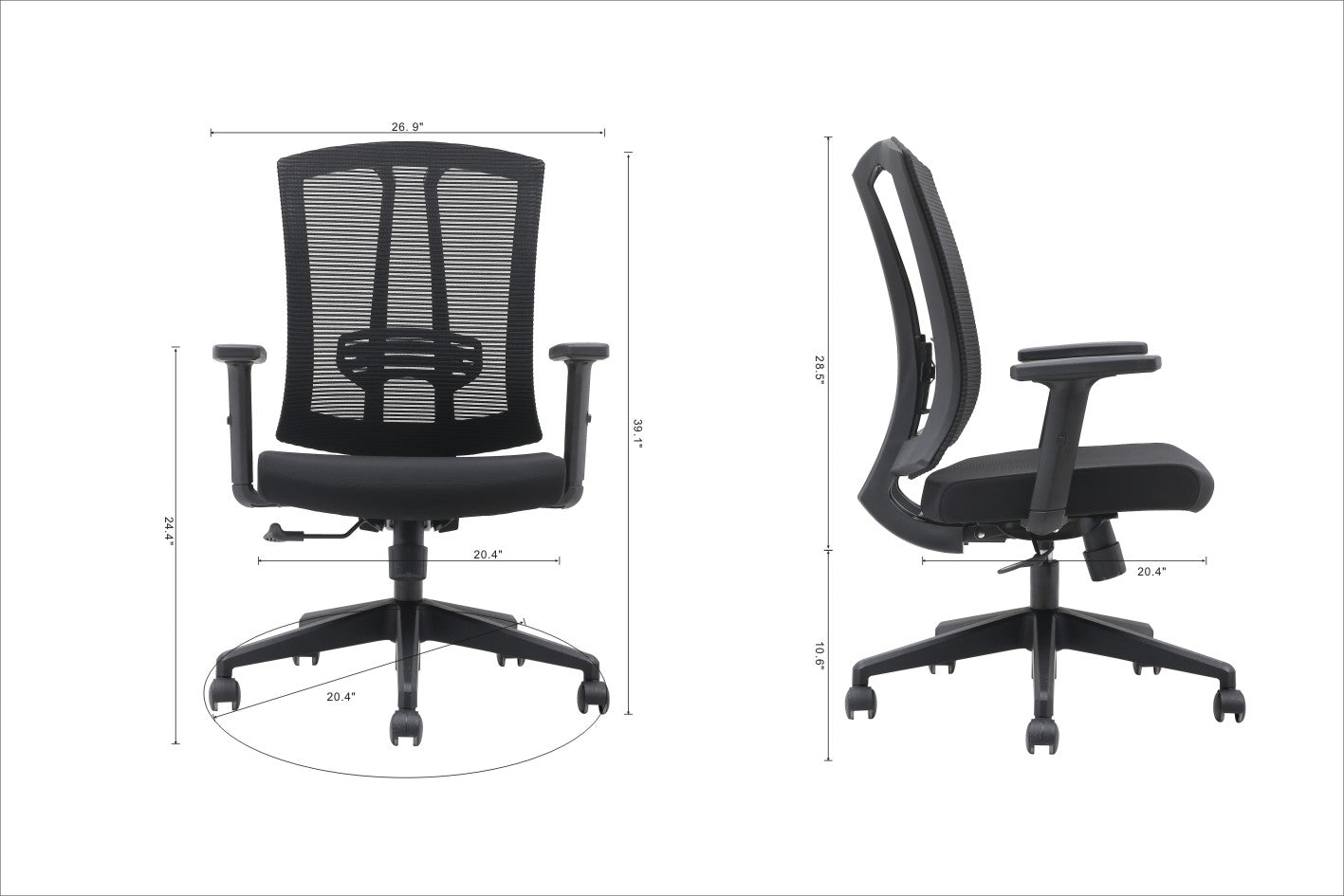 OFFICE CHAIR - BLACK