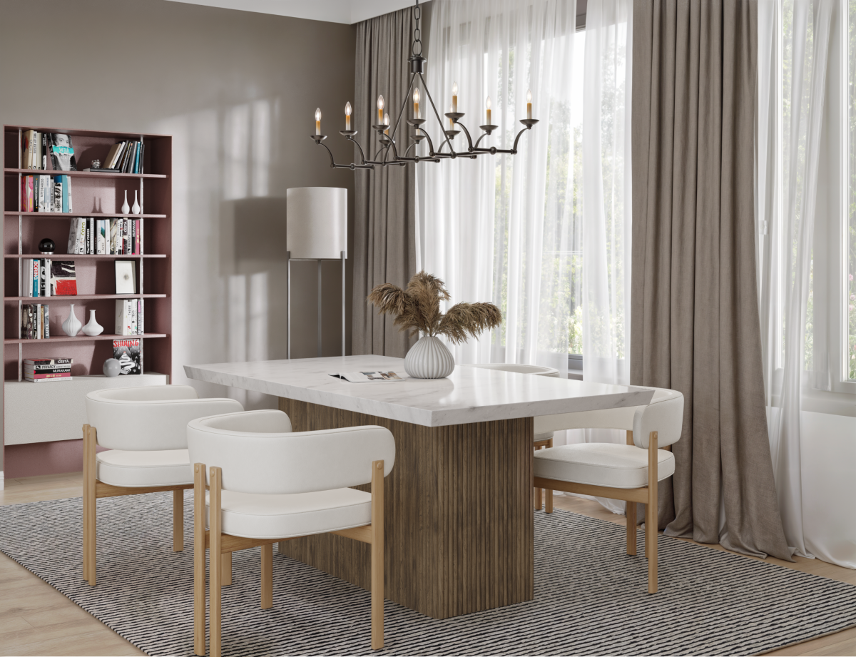 DINING TABLE - GREY WASH