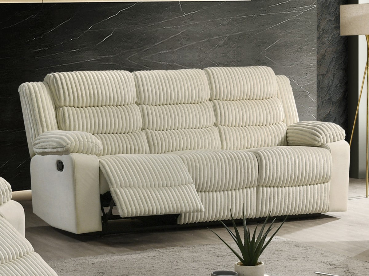 RECLINER SOFA - CREAM