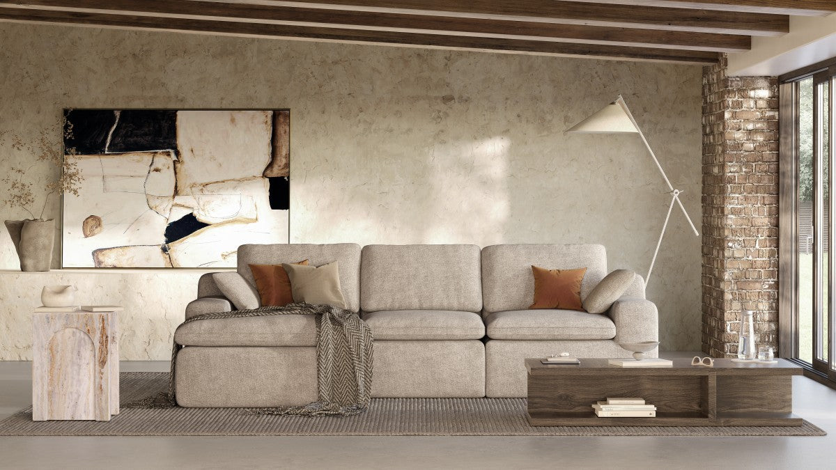 SECTIONAL - BEIGE