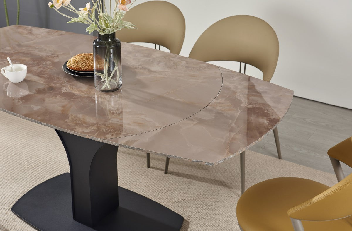 EXT. DINING TABLE - AGATE BROWN