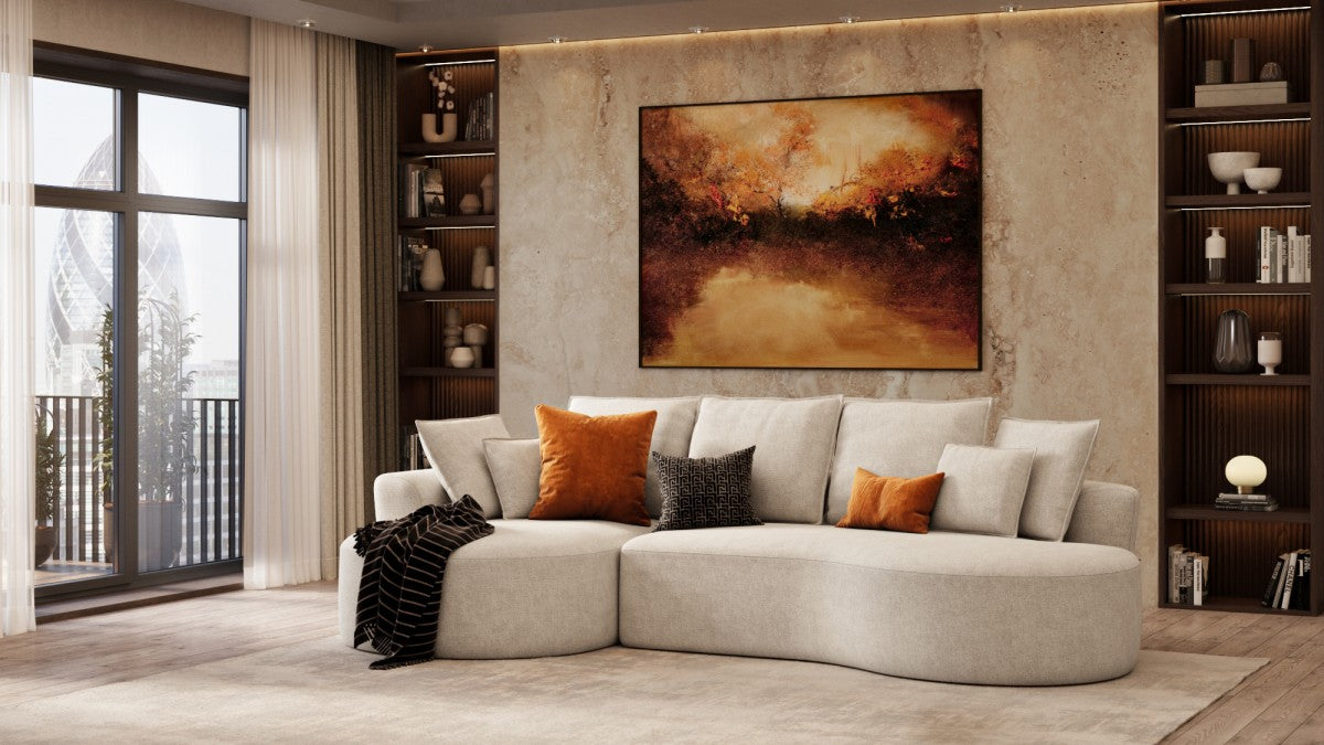 SECTIONAL - BEIGE
