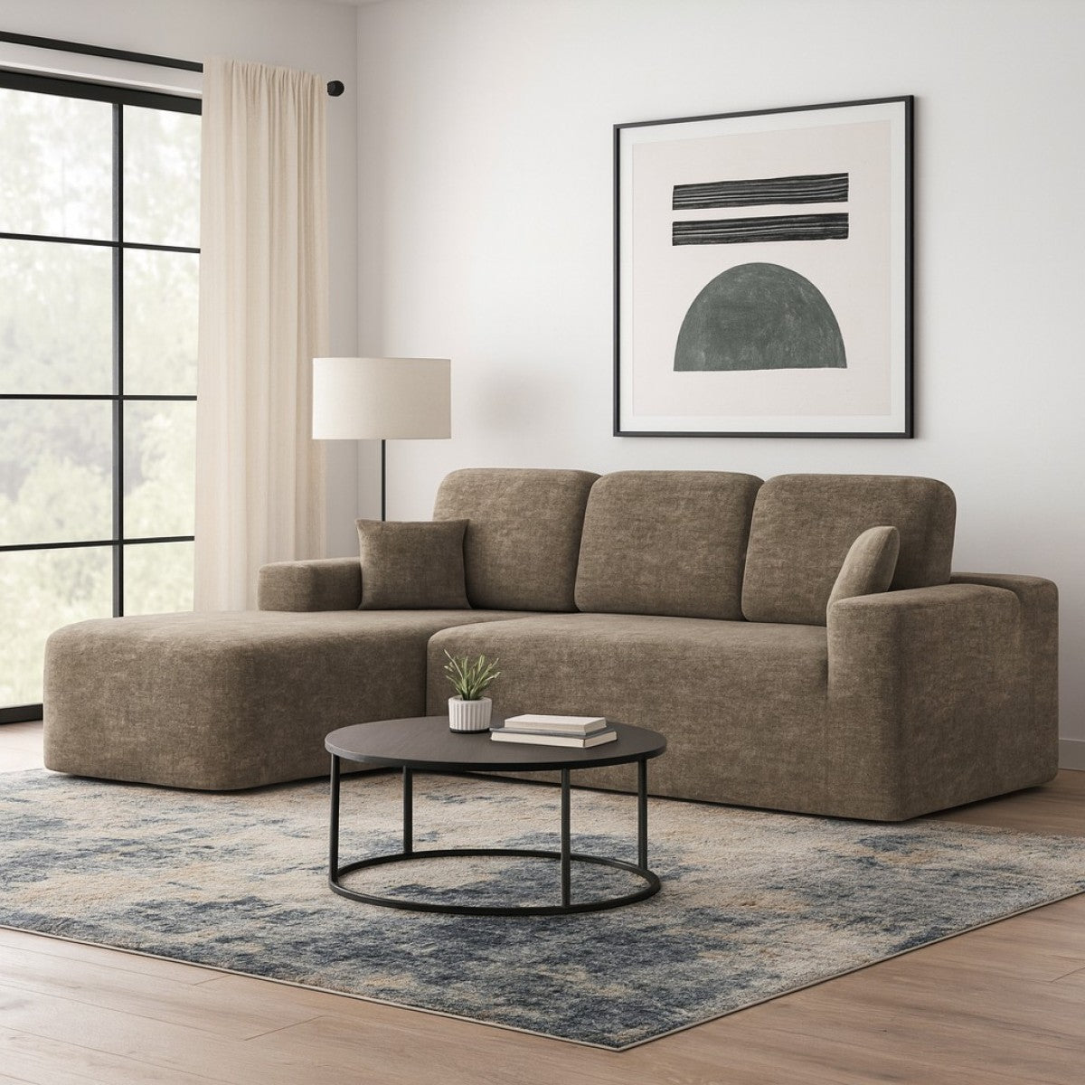 SECTIONAL - TAUPE