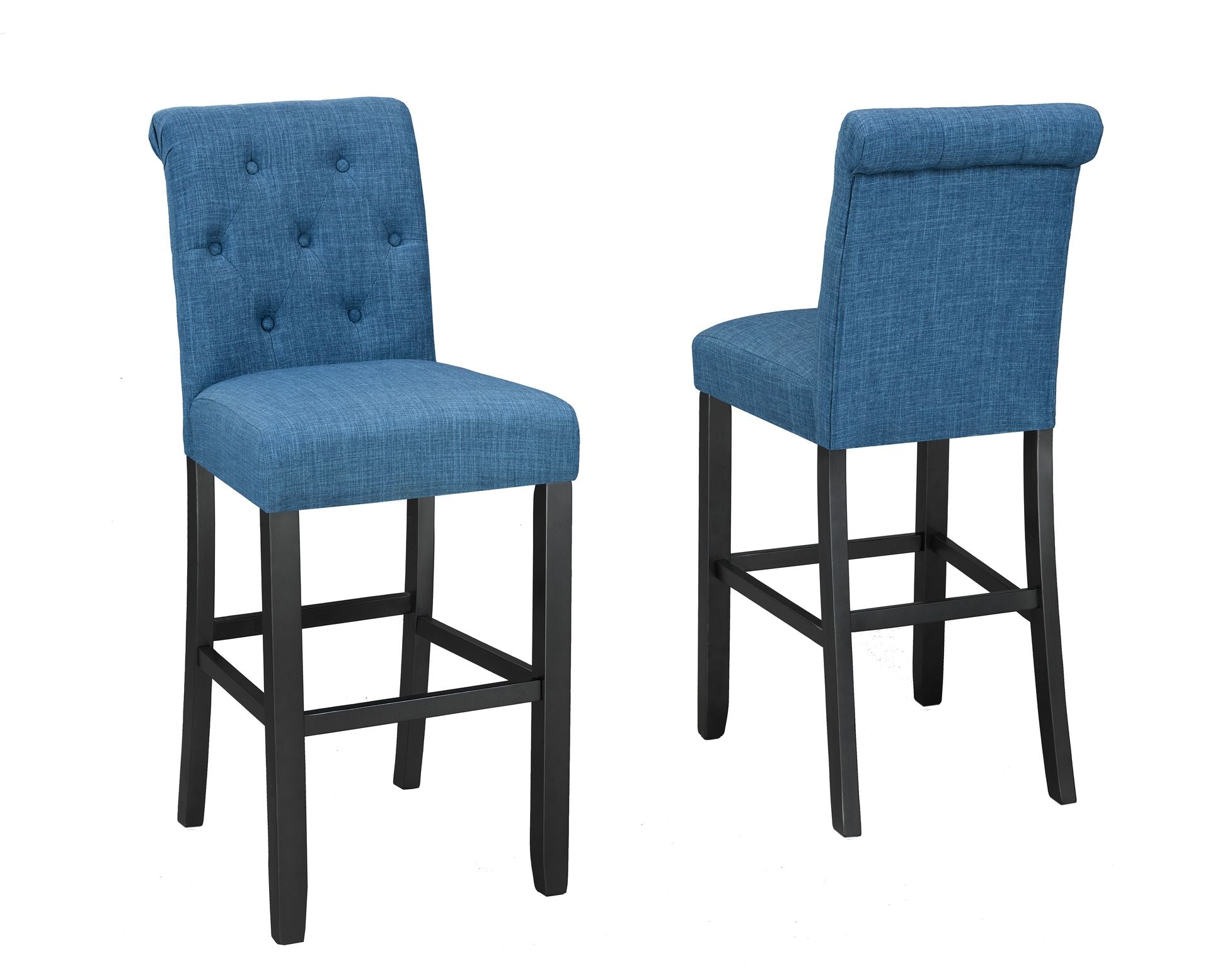 29'' BAR STOOL, SET OF 2 - BLUE
