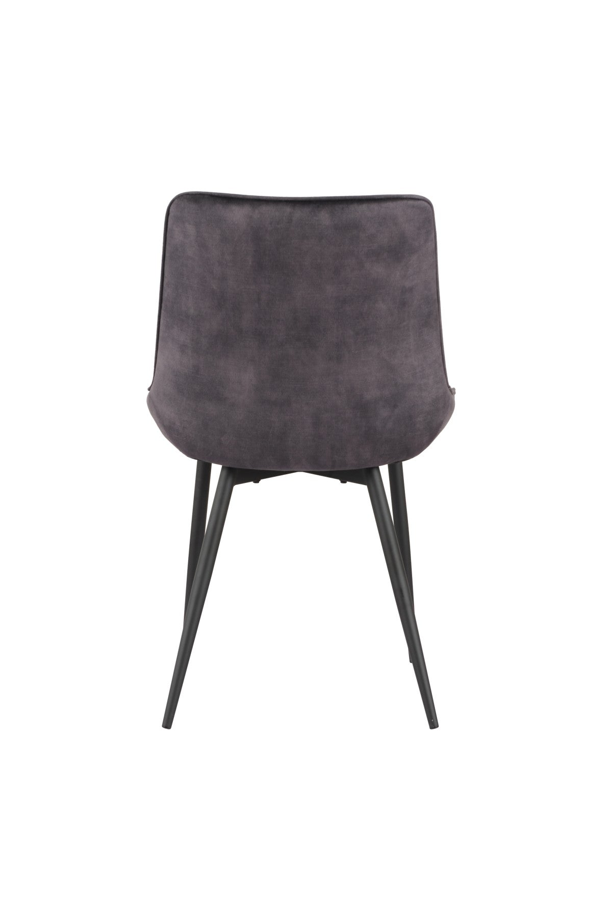 DINING CHAIR, SET OF 2 - DARK GREY