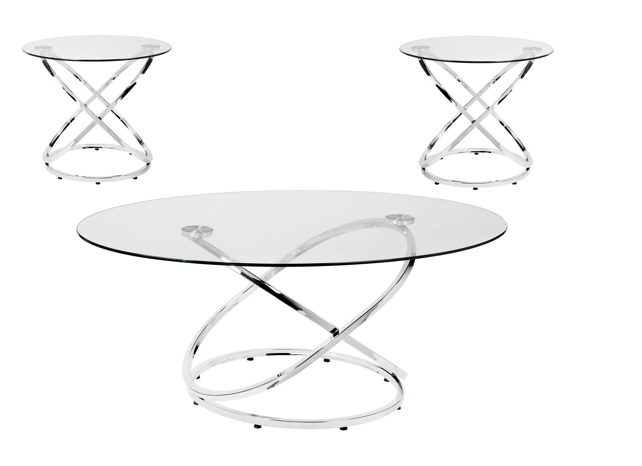 3-PIECE COFFEE SET - SILVER