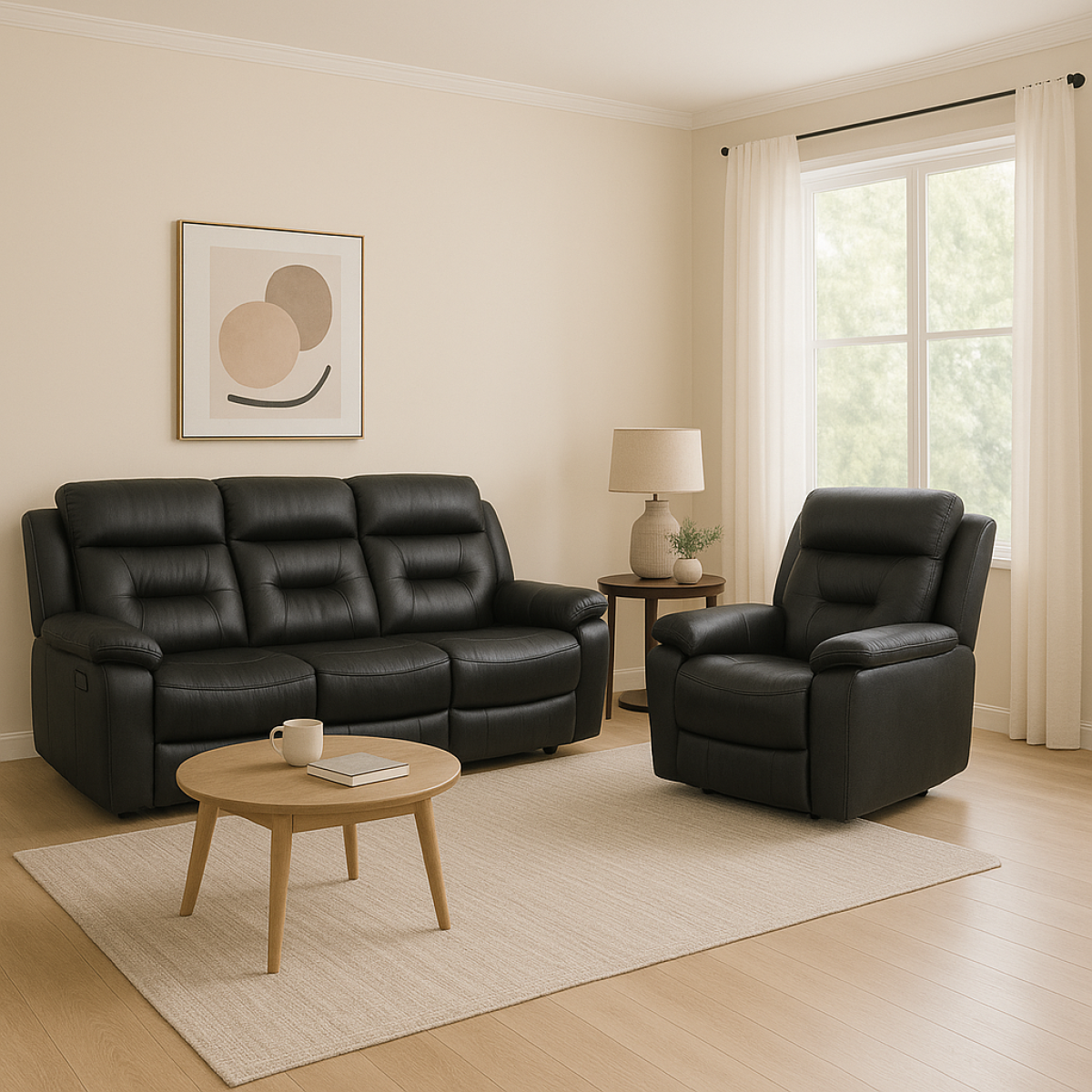 RECLINER - BLACK