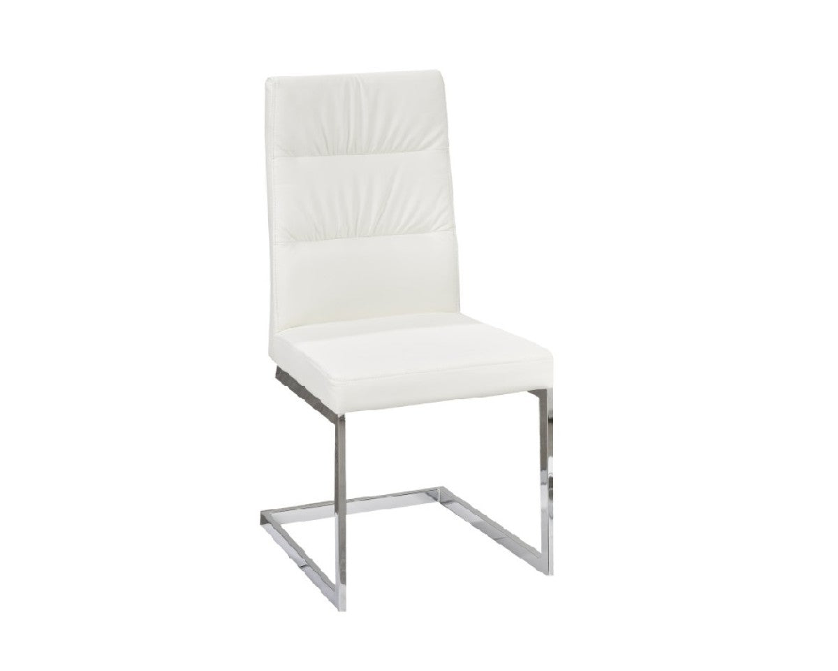 DINING CHAIR, SET OF 2 - WHITE
