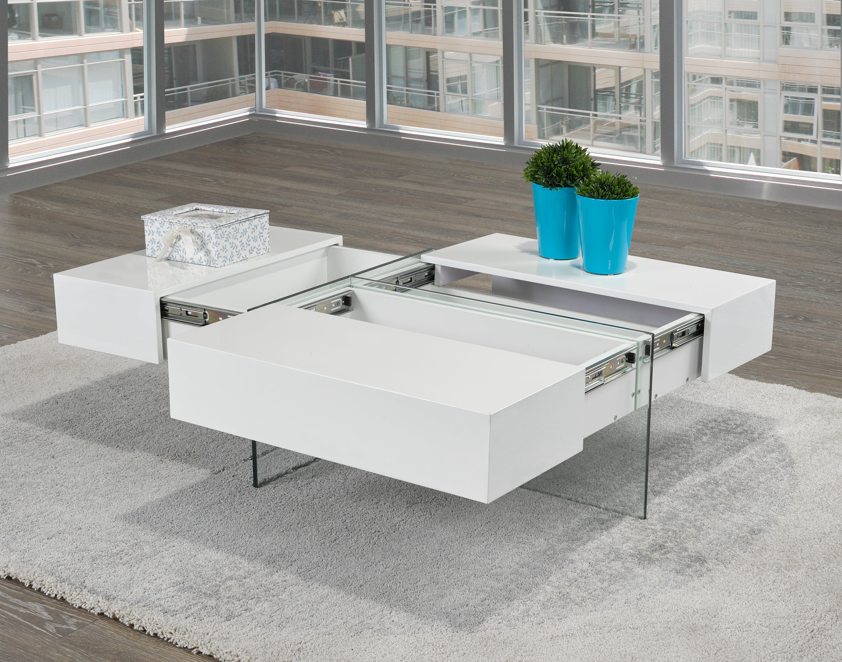 COFFEE TABLE - WHITE