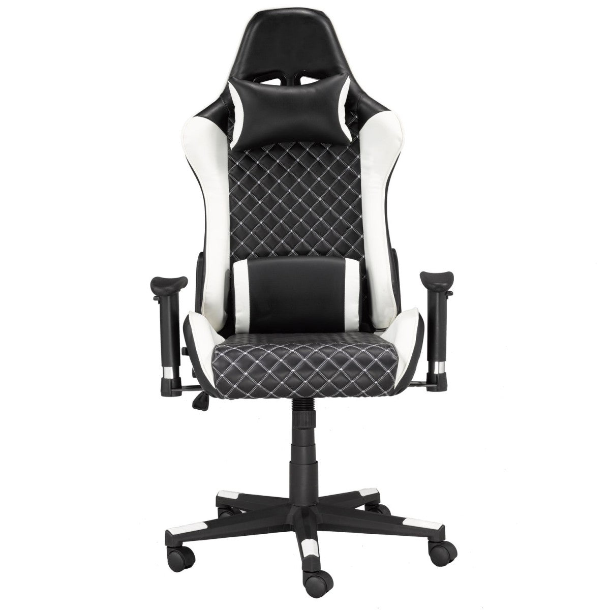 GAMING CHAIR - BLACK/WHITE