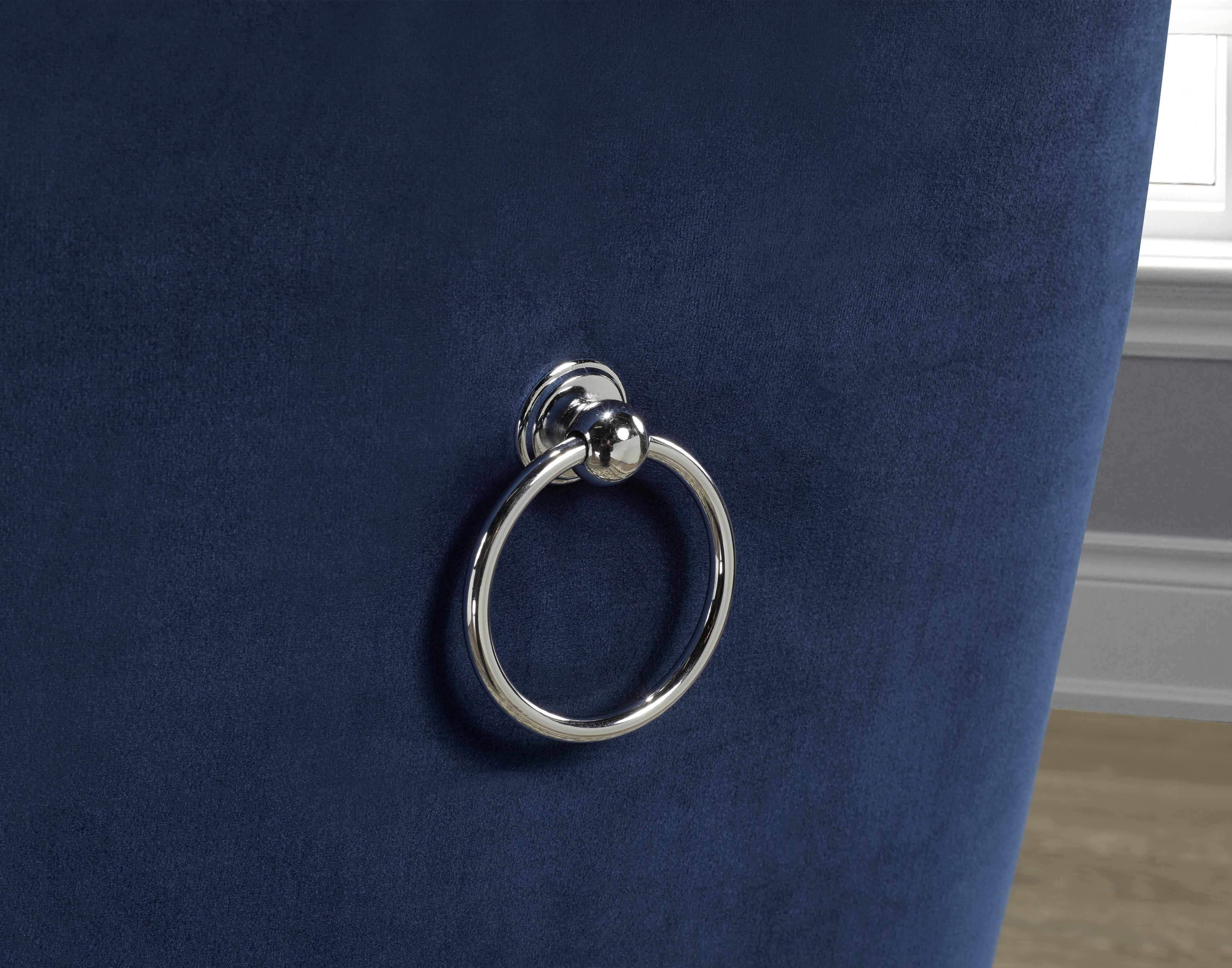 DINING CHAIR, SET OF 2 - NAVY