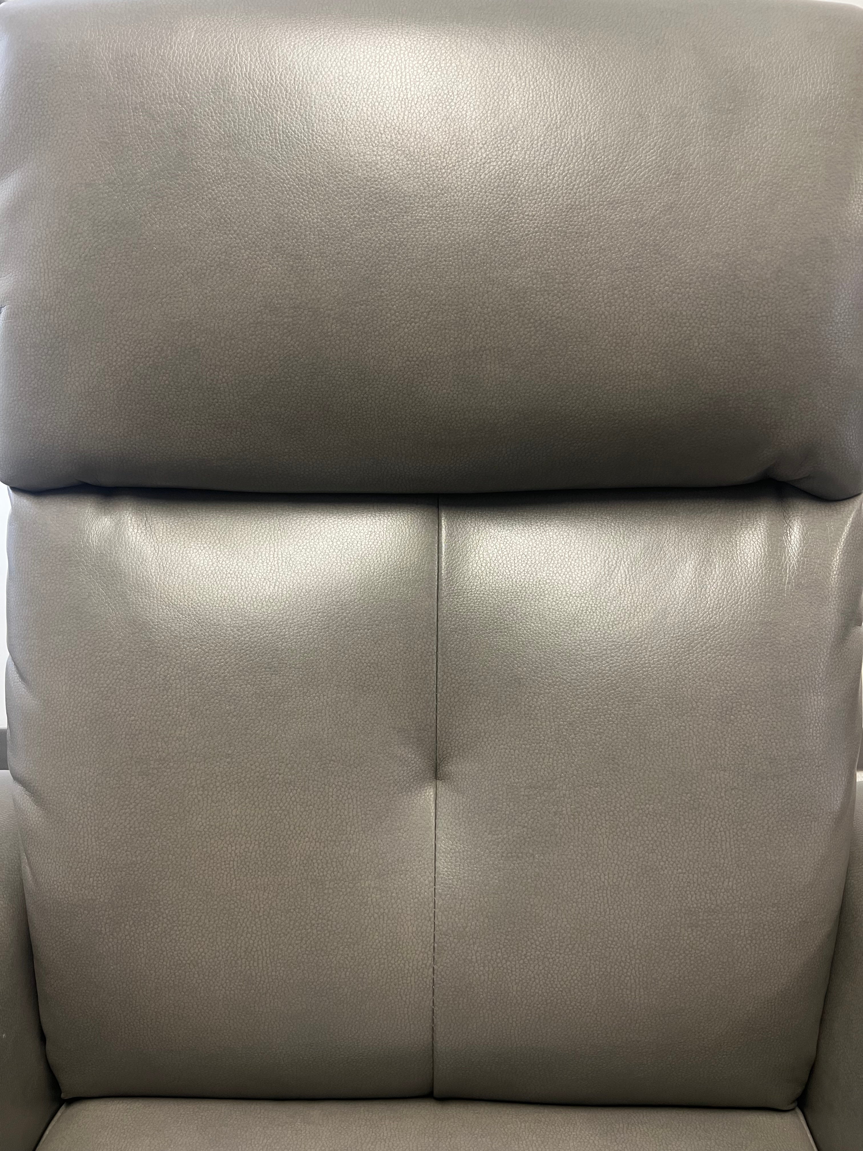 Power Lift Recliner – Supportive Leather-Look Chair with Remote & Side Pocket