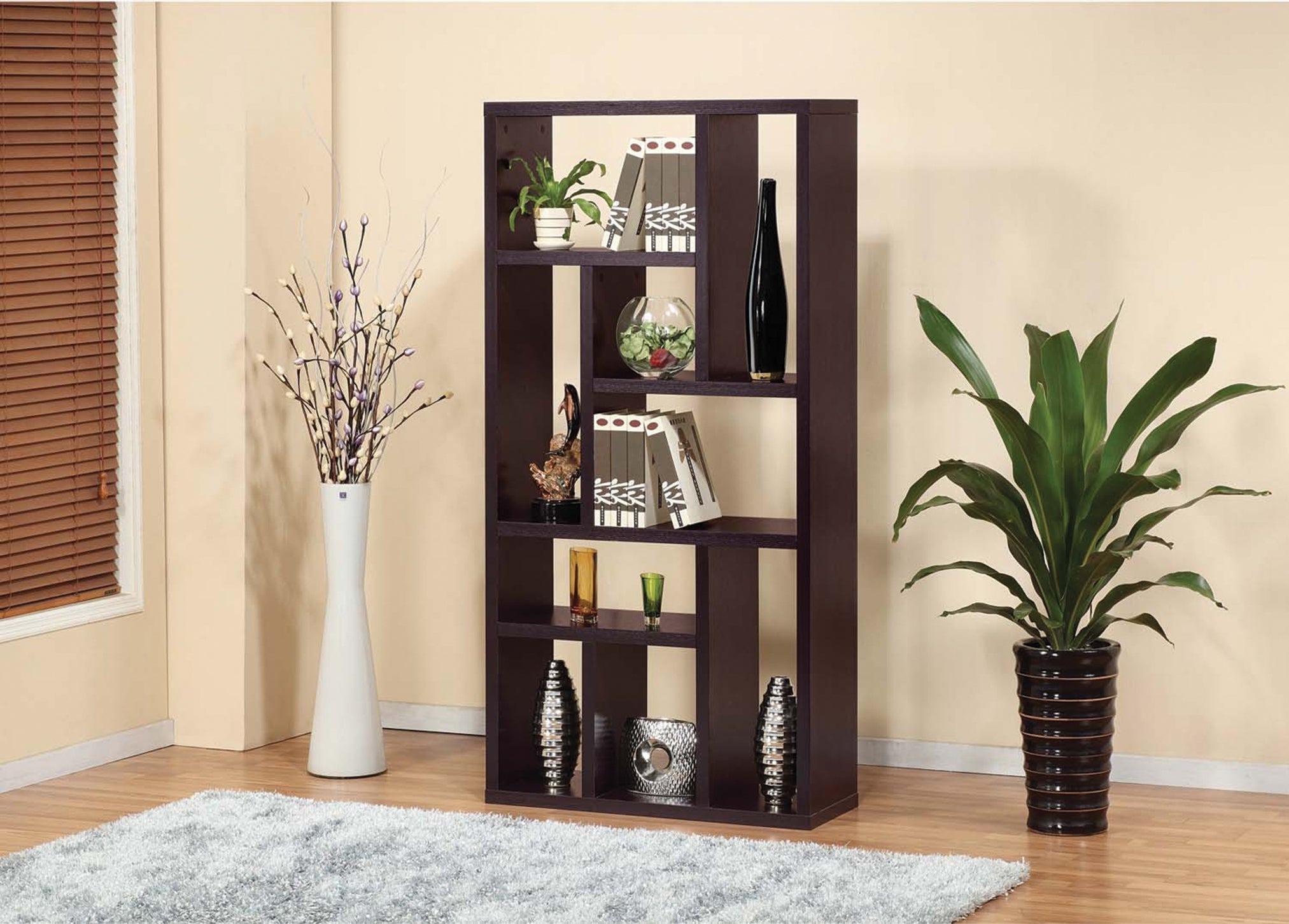 DISPLAY SHELF - DARK CHERRY