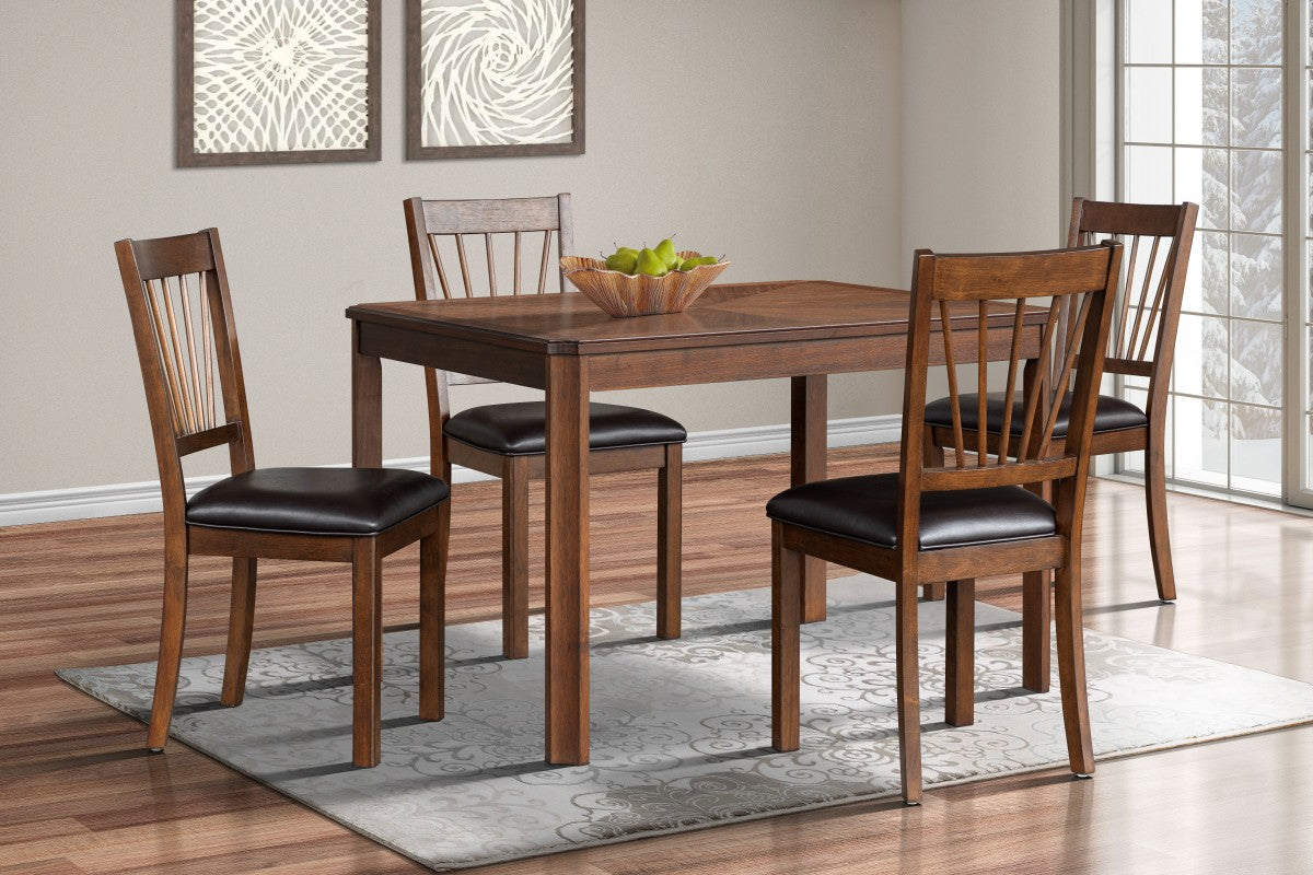 5-PIECE DINING SET - ESPRESSO