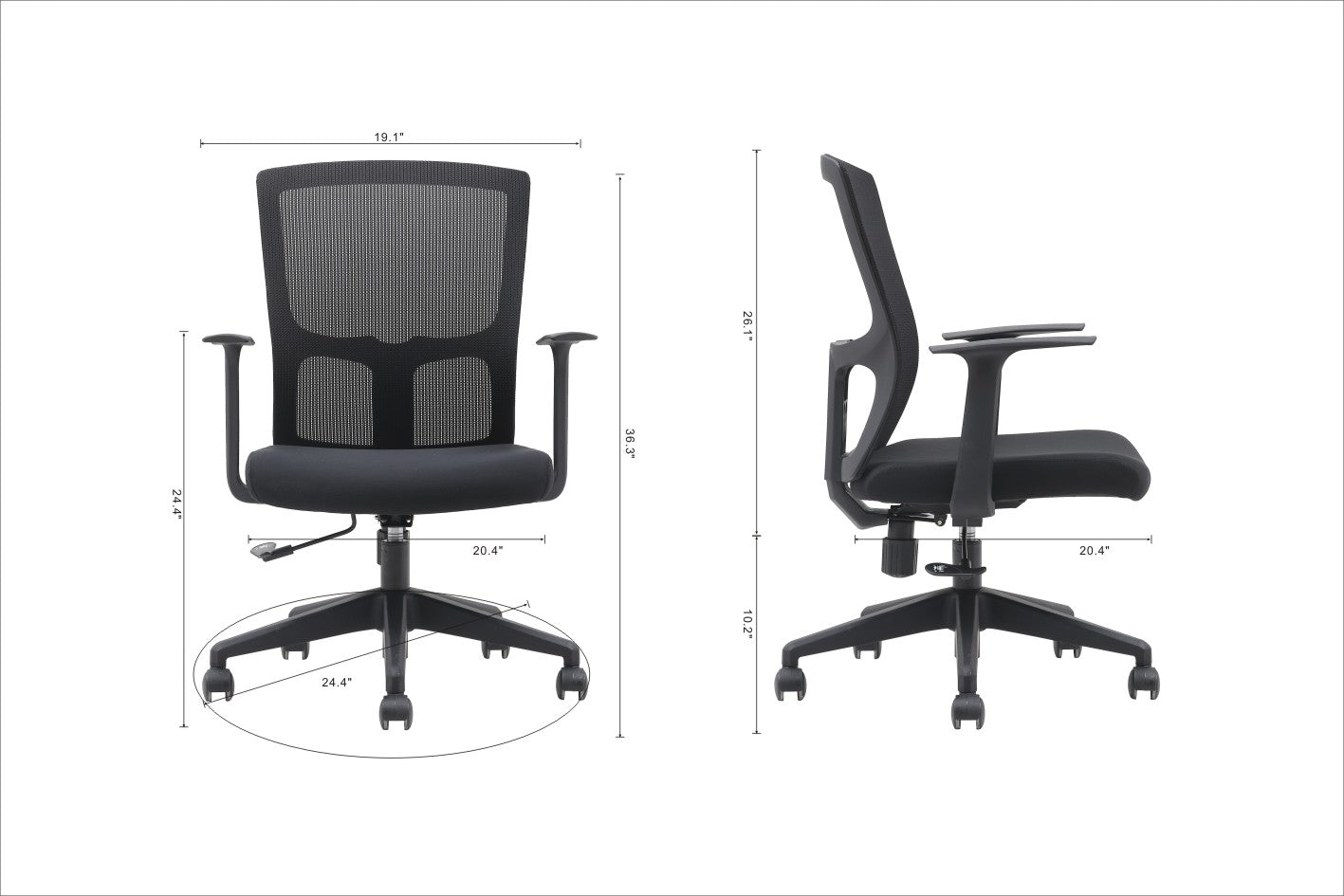 OFFICE CHAIR - BLACK