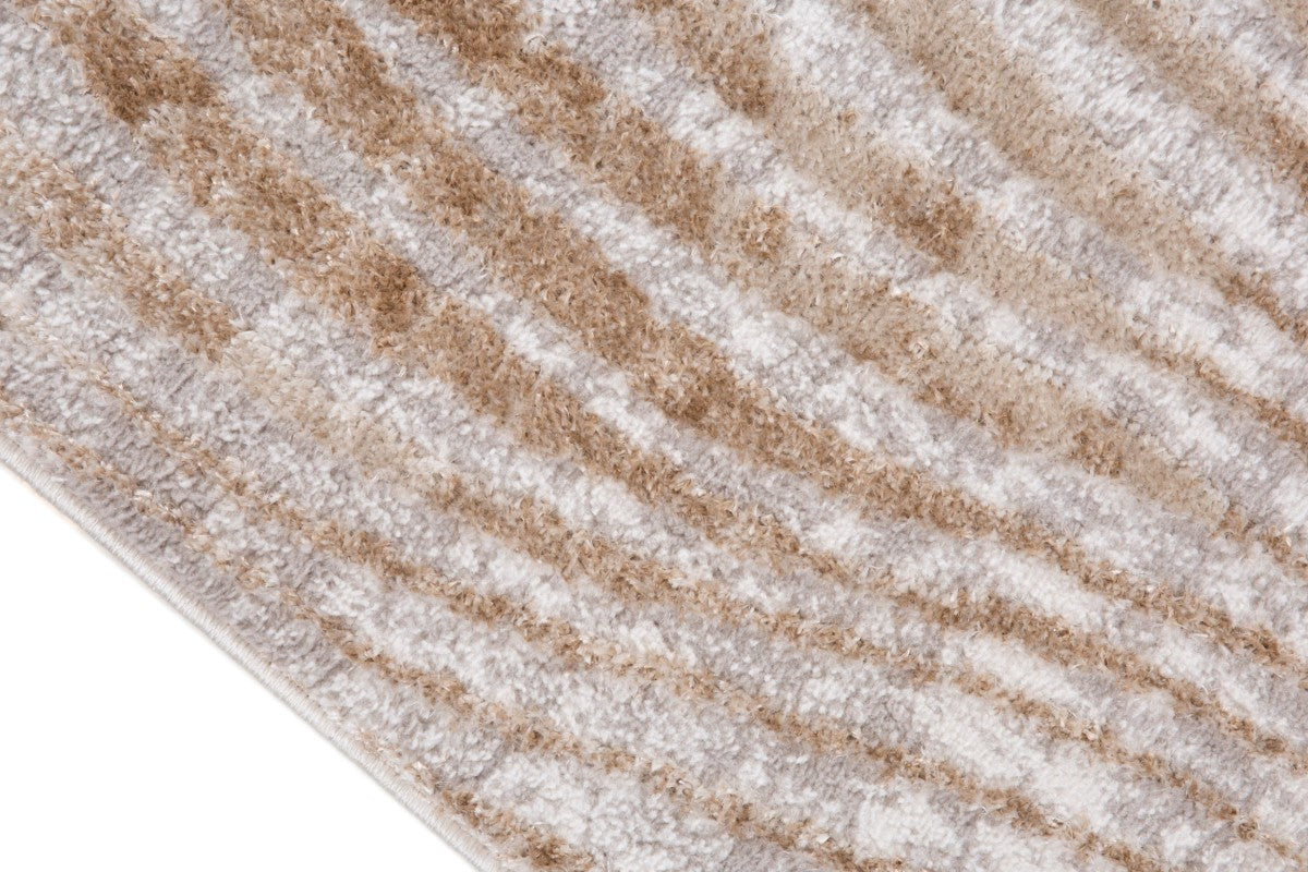 7 X 9 AREA RUG - GREY/CREAM/BEIGE