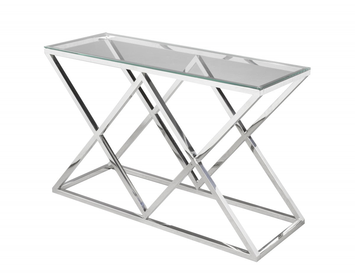 SOFA TABLE - SILVER