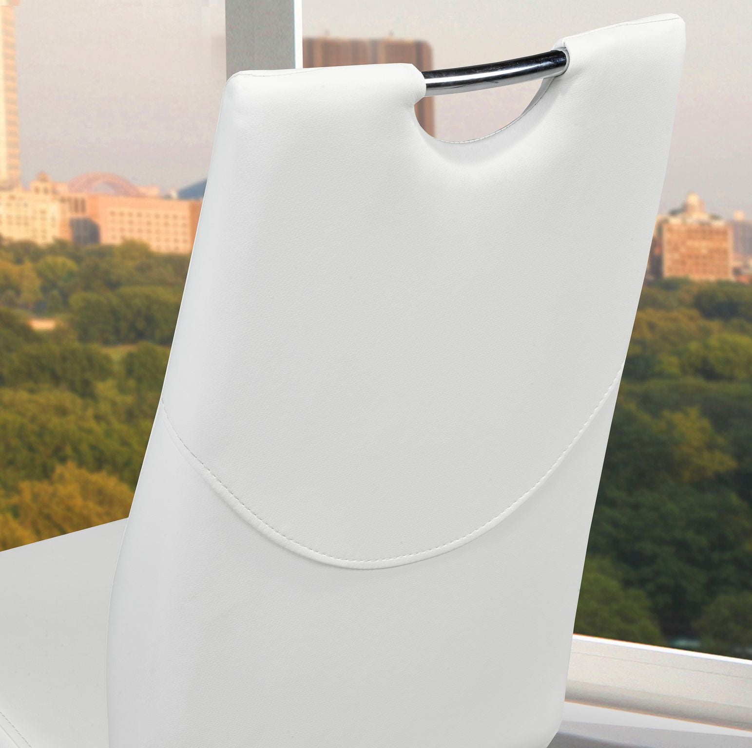 7-PIECE DINING SET - WHITE