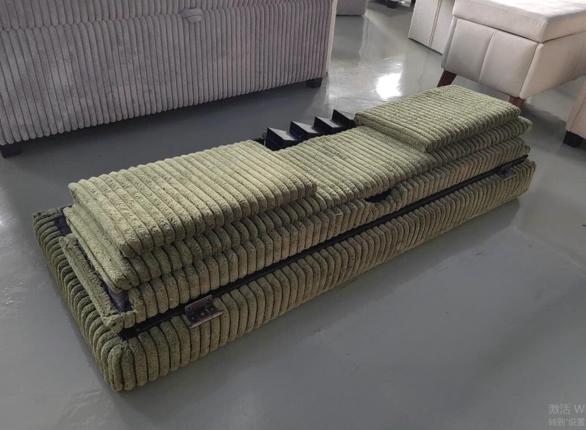 STORAGE OTTOMAN - GREEN
