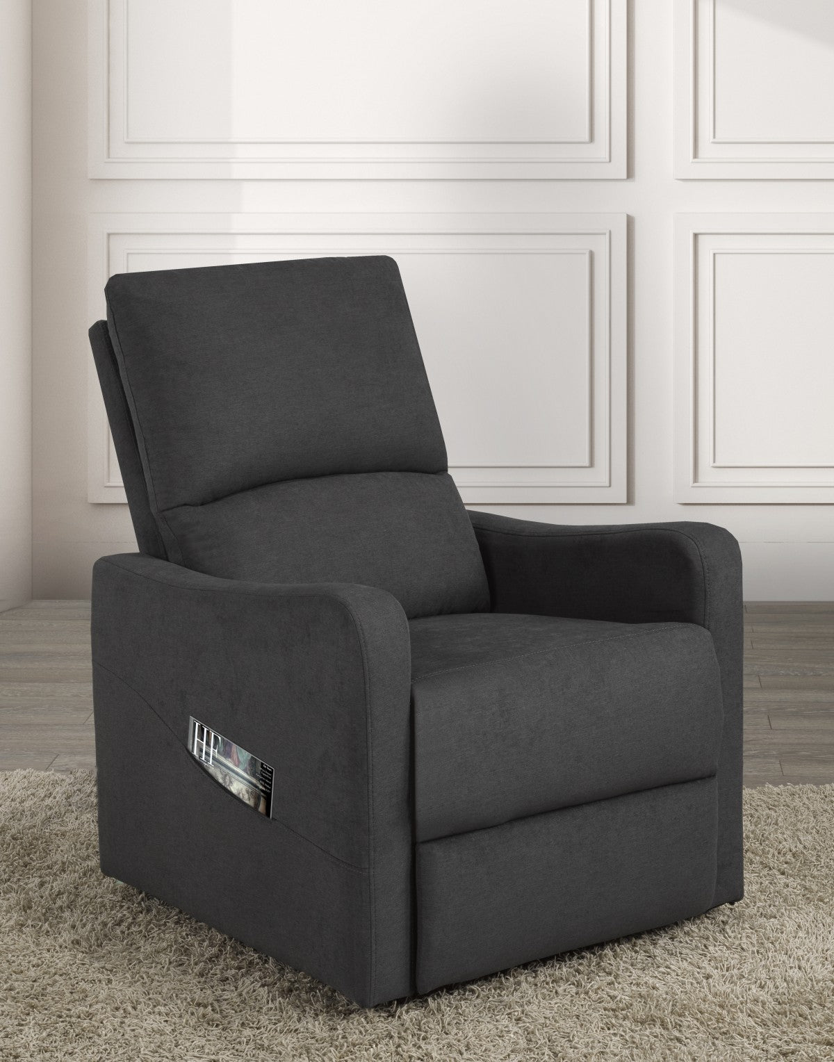 RECLINER LIFT CHAIR, DARK GREY
