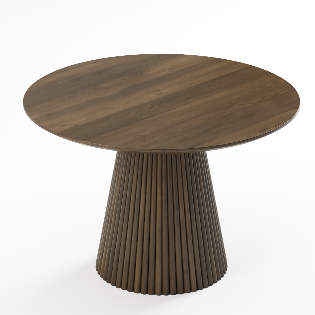 5-PIECE DINNG SET - WALNUT / WHITE WASH