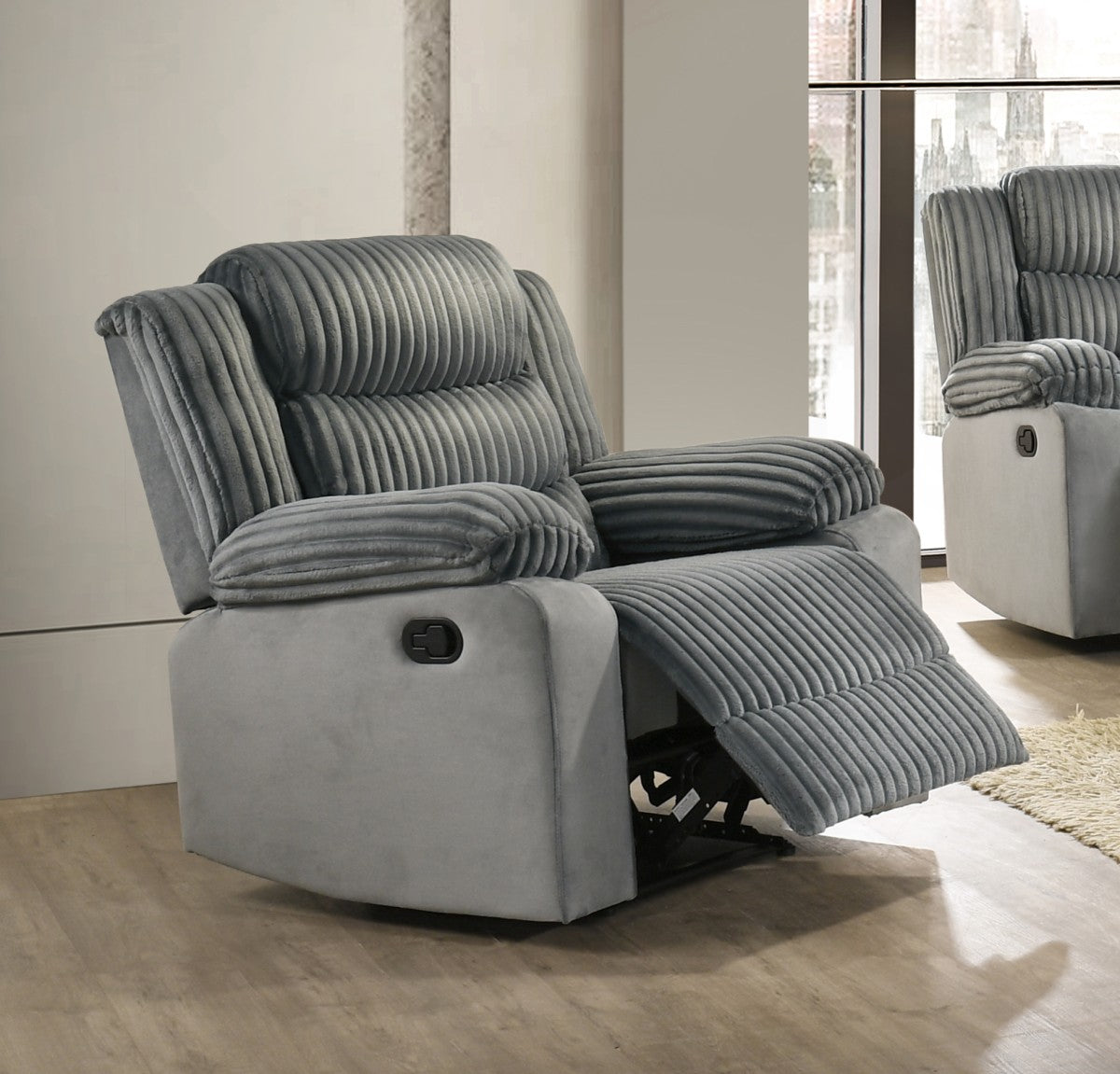 RECLINER - GREY