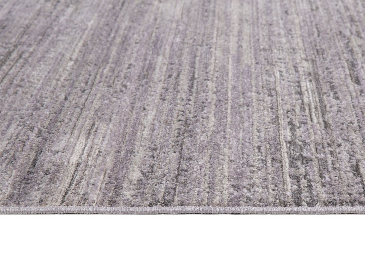 8 X 11 AREA RUG - GREY/BLACK