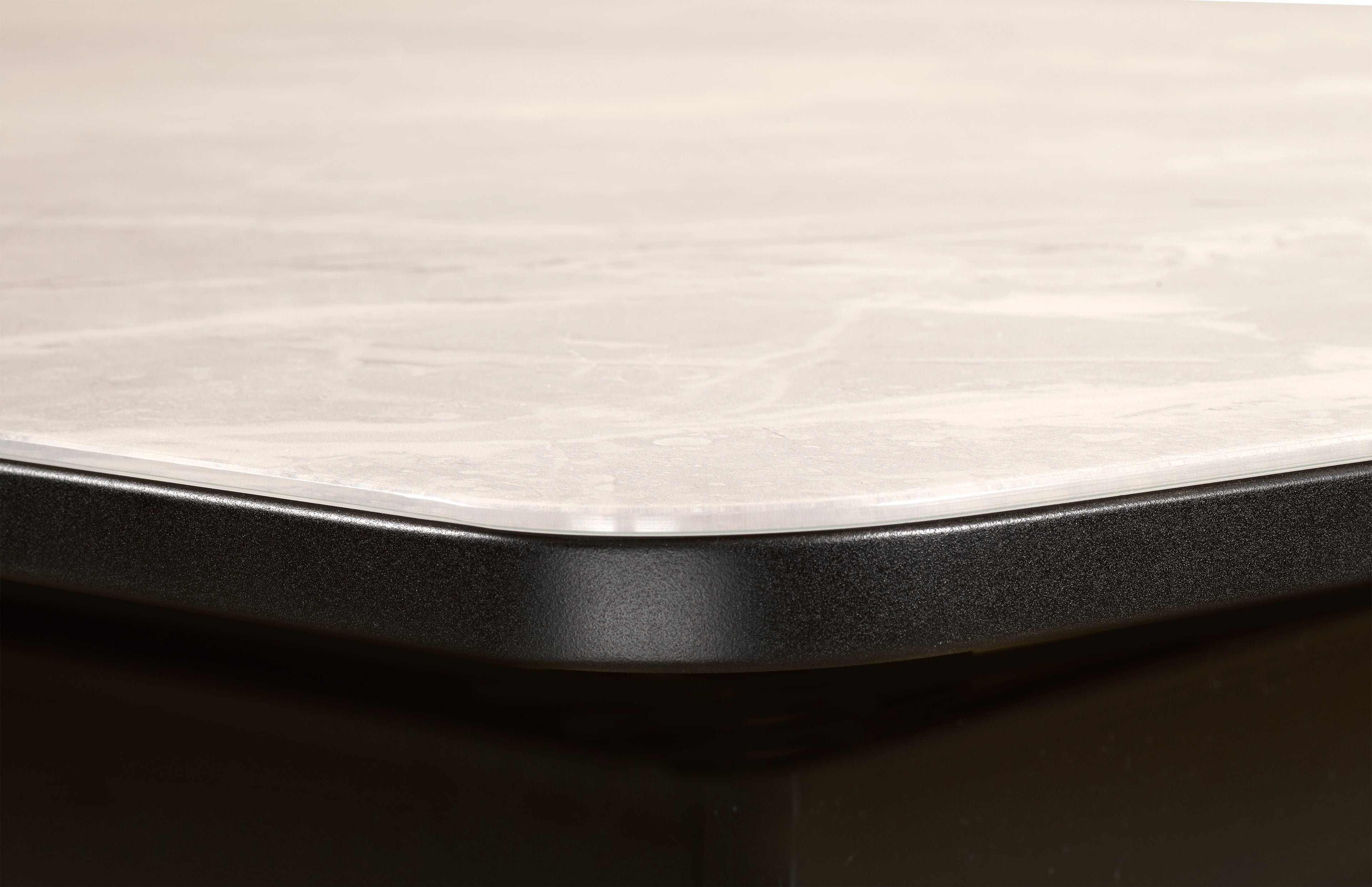 EXT. DINING TABLE - DARK GREY