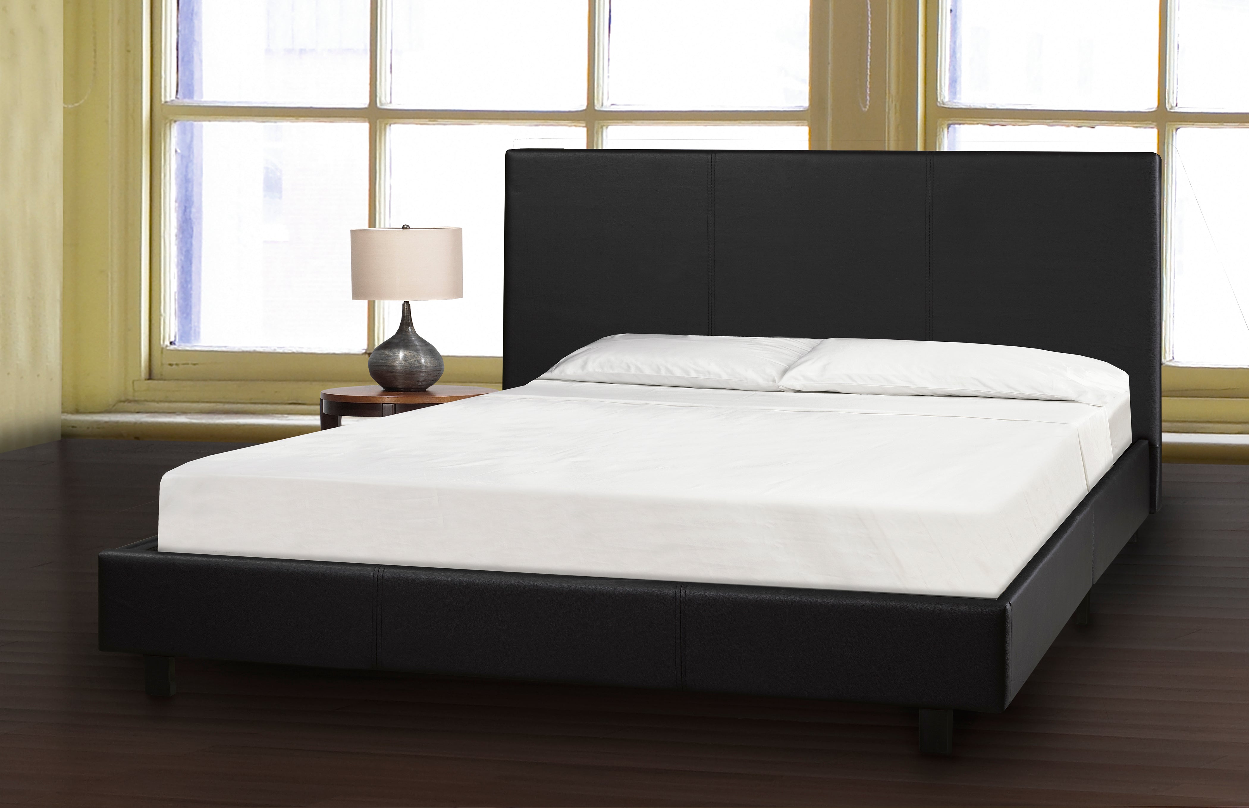 QUEEN PLATFORM BED - BLACK