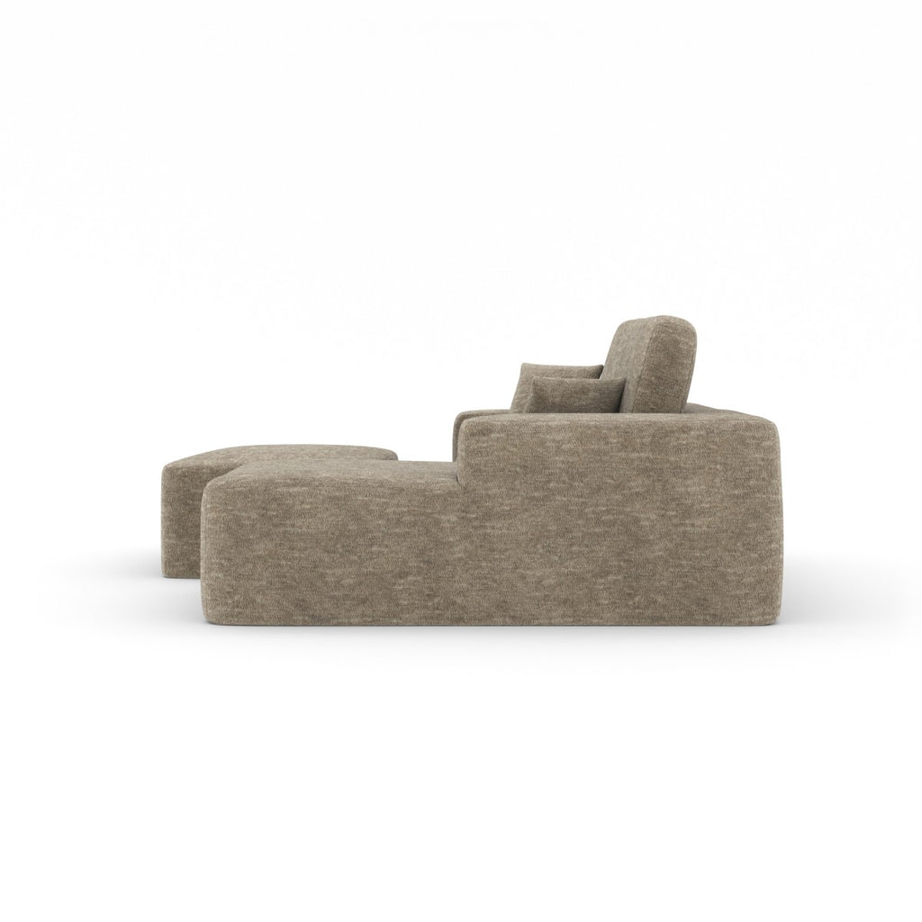 SECTIONAL W/OTTOMAN - TAUPE