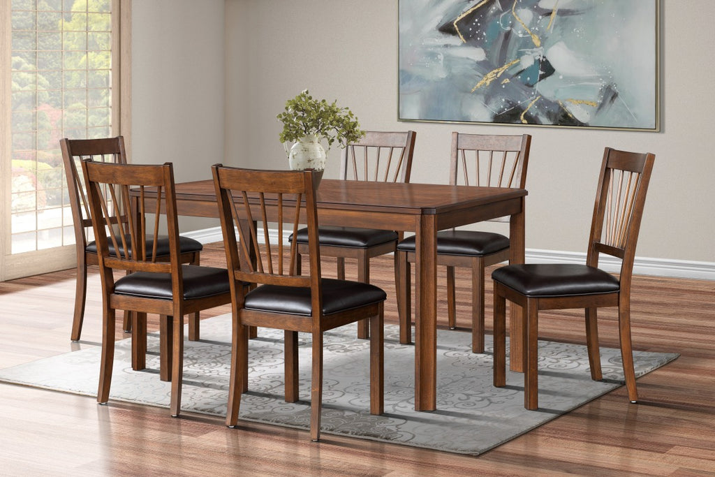 7-PIECE DINING SET - ESPRESSO
