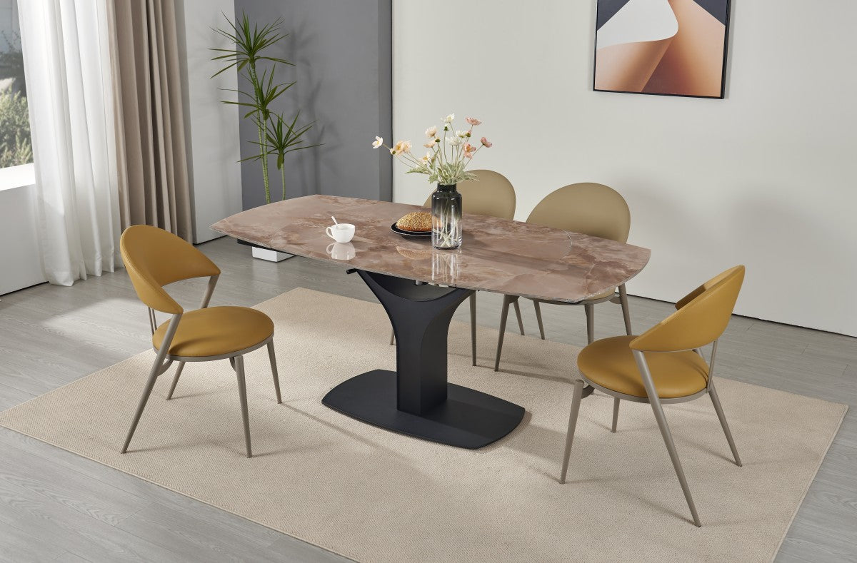 EXT. DINING TABLE - AGATE BROWN