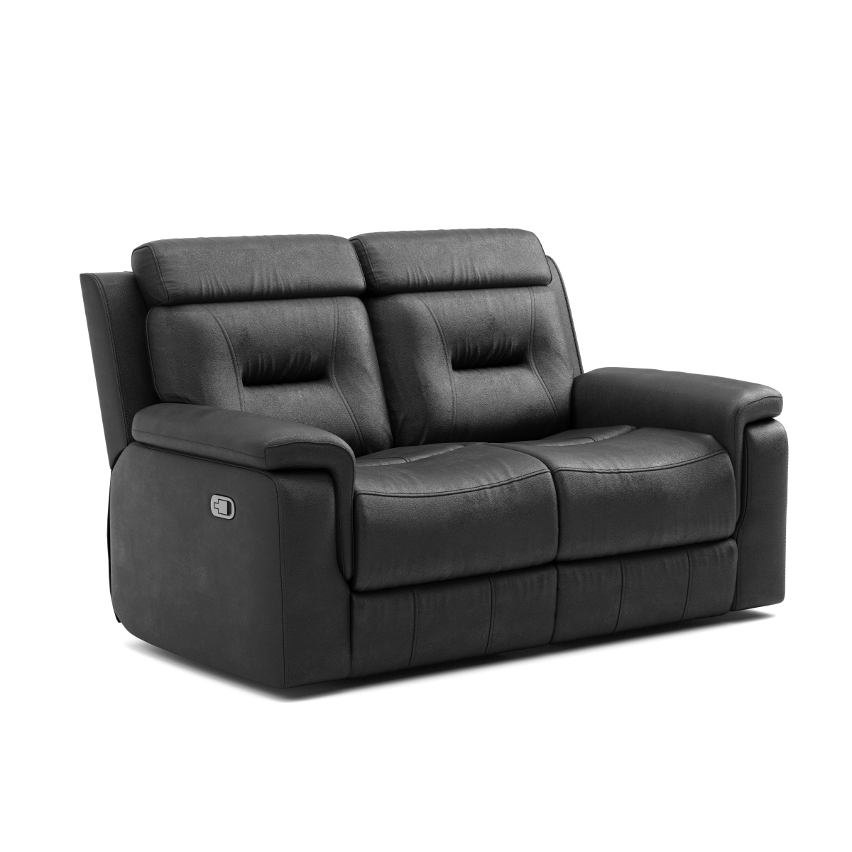 RECLINER LOVE SEAT - BLACK