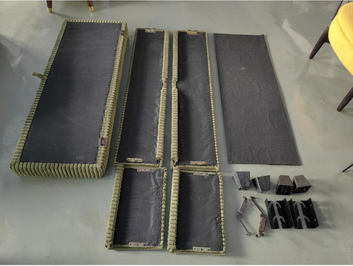 STORAGE OTTOMAN - GREEN