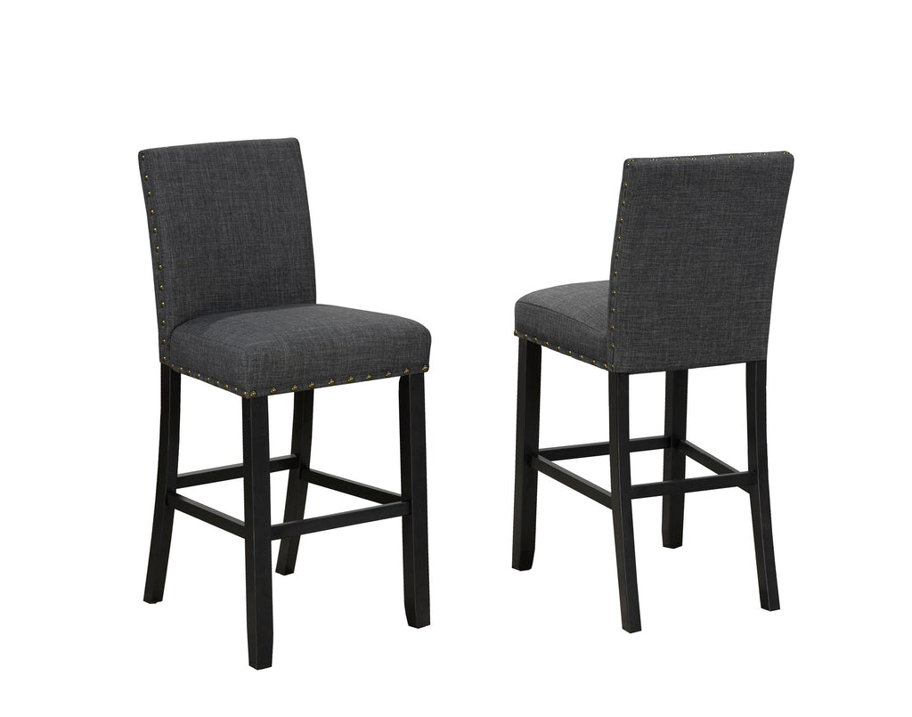 29'' BAR STOOL, SET OF 2 - GREY