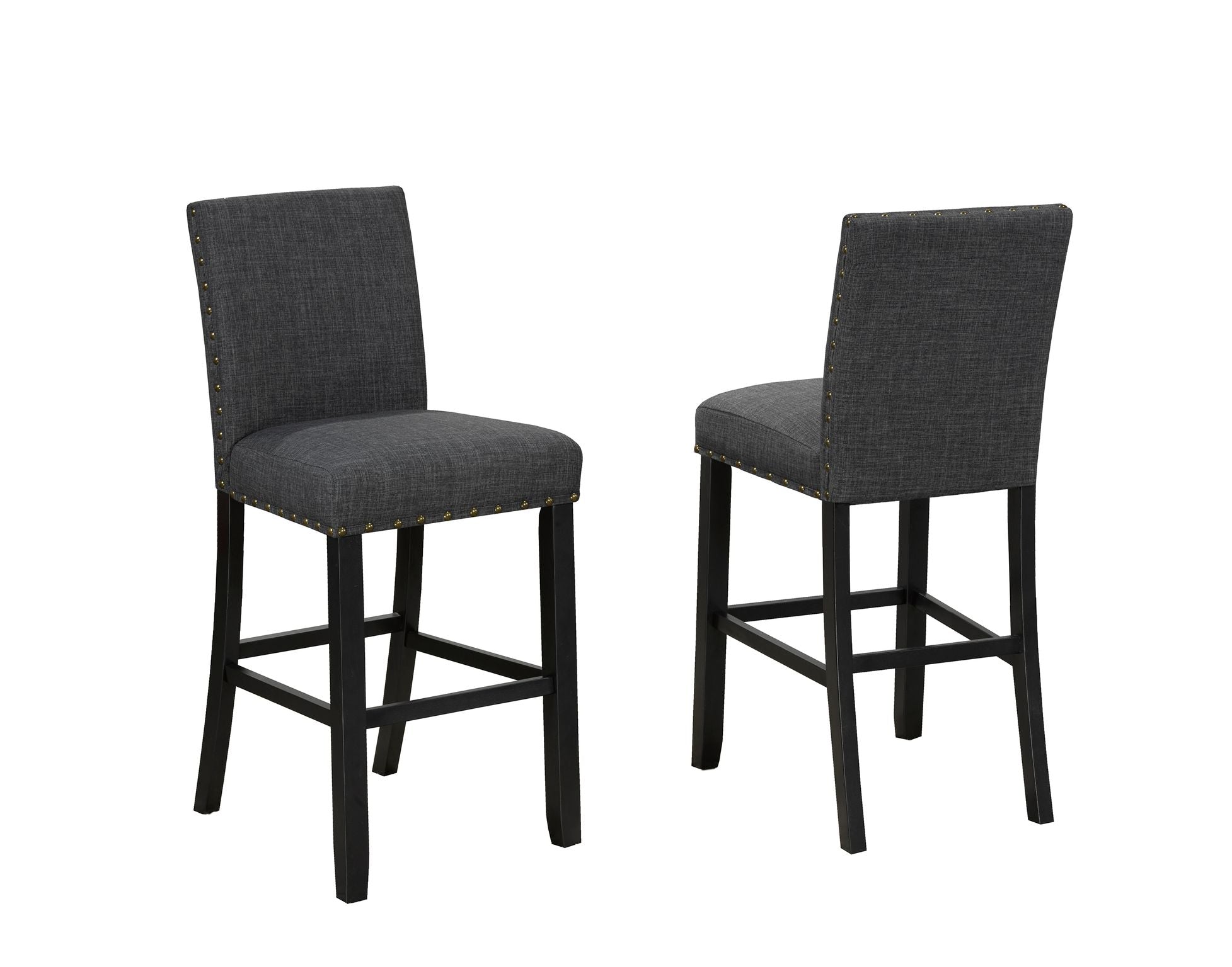 29'' BAR STOOL, SET OF 2 - GREY