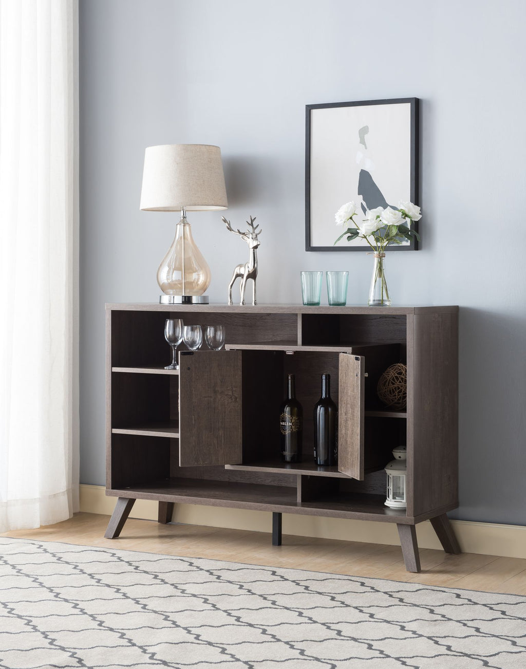 BUFFET/SERVER - WALNUT OAK